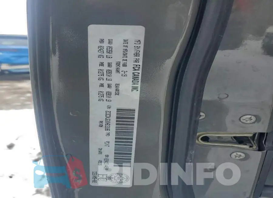 2C3CDXJG1KH613186 Photo# 12