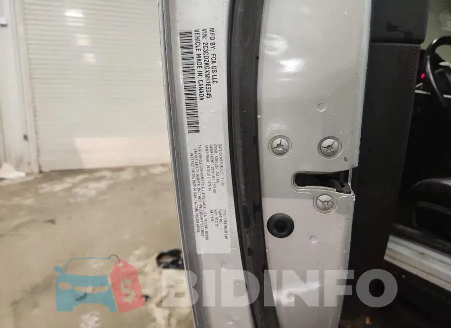 2C3CDZKGXNH165545 Photo# 12