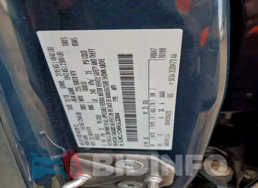 5LMCJ1C96KUL22804 Photo# 13