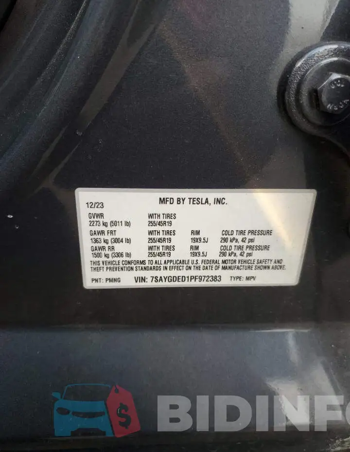 7SAYGDED1PF972383 Photo# 13