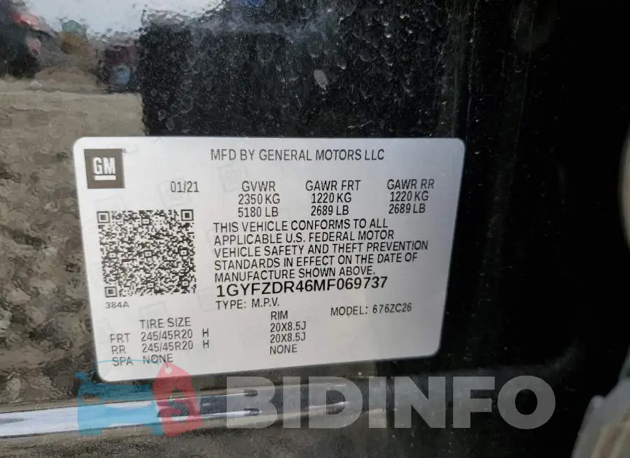 1GYFZDR46MF069737 Photo# 13