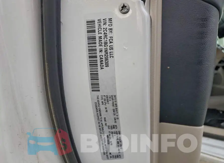2C4RC1BG1NR206309 Photo# 13