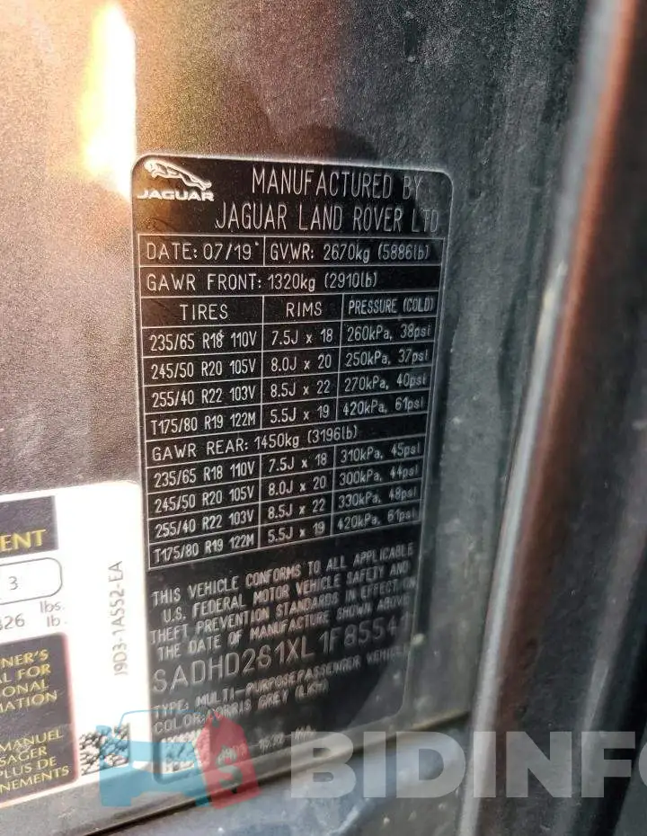 SADHD2S1XL1F85541 Photo# 13