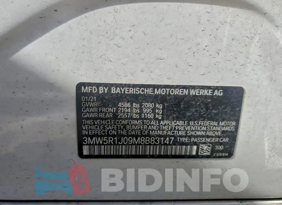 3MW5R1J09M8B83147 Photo# 12