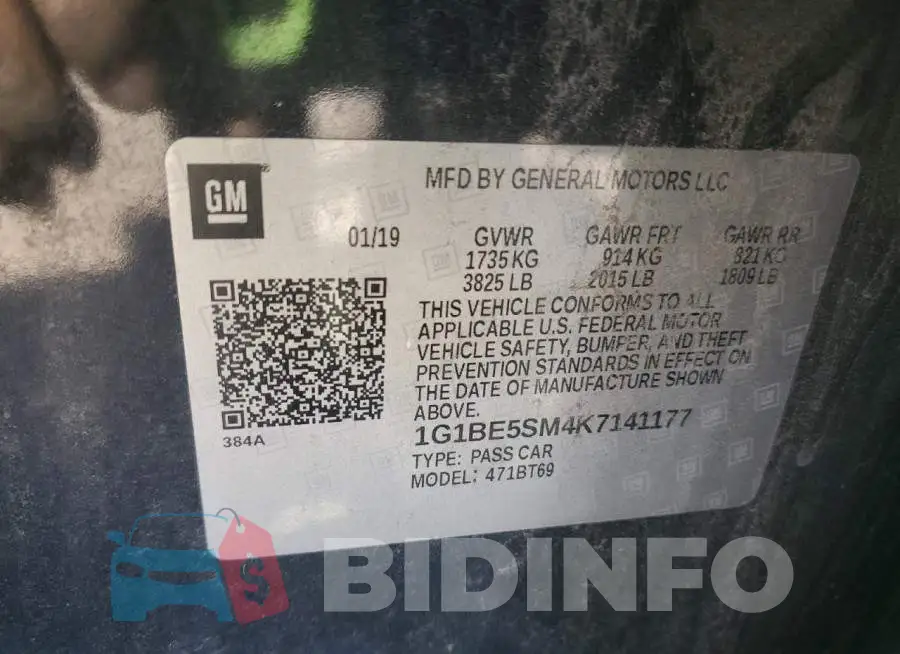 1G1BE5SM4K7141177 Photo# 13