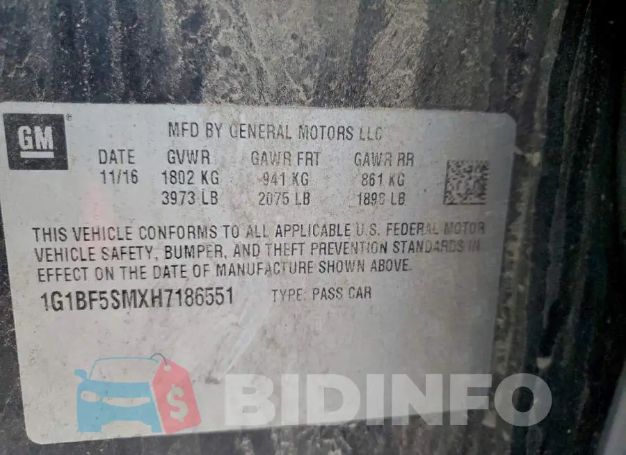 1G1BF5SMXH7186551 Photo# 12