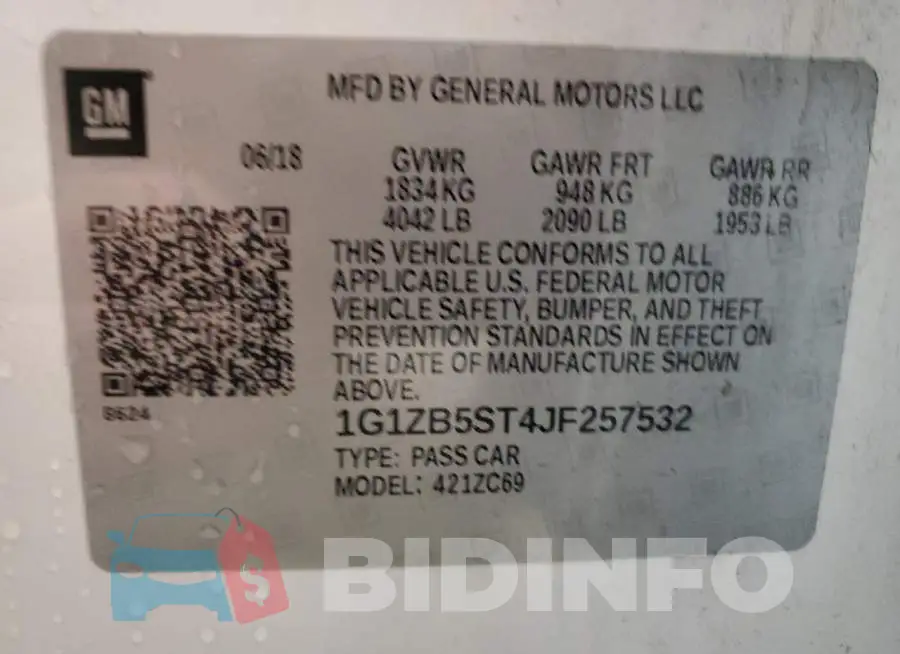 1G1ZB5ST4JF257532 Photo# 12