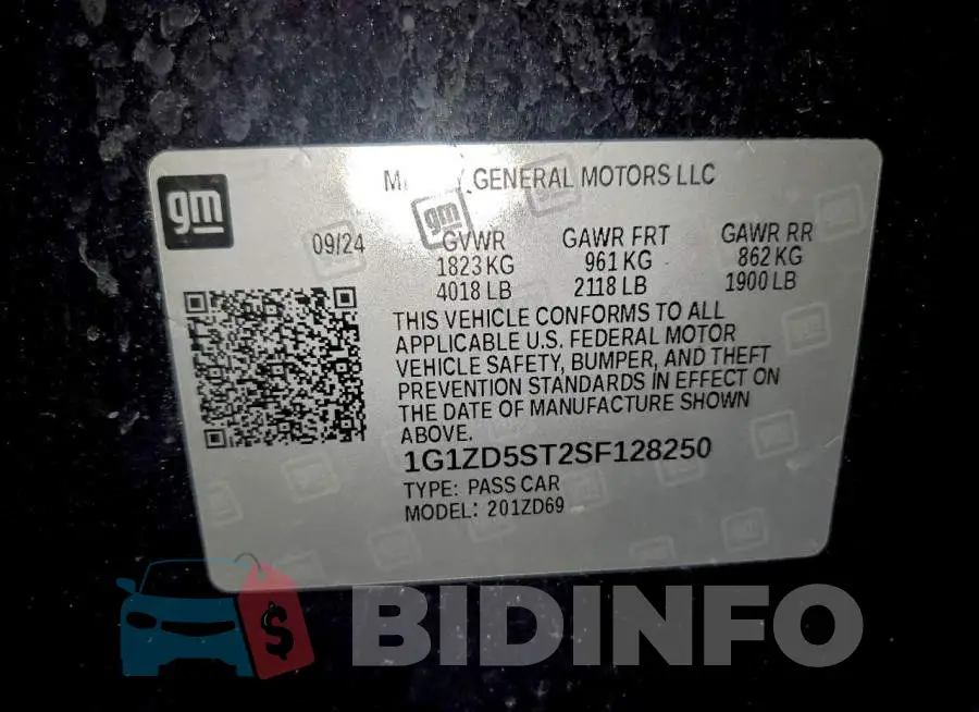 1G1ZD5ST2SF128250 Photo# 12