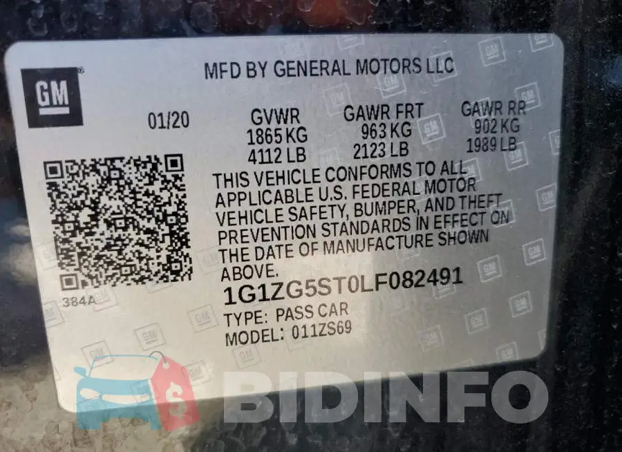 1G1ZG5ST0LF082491 Photo# 12