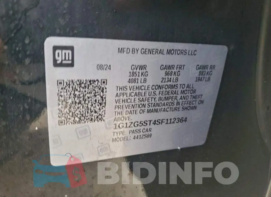 1G1ZG5ST4SF112364 Photo# 12