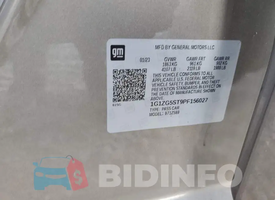 1G1ZG5ST9PF156027 Photo# 12