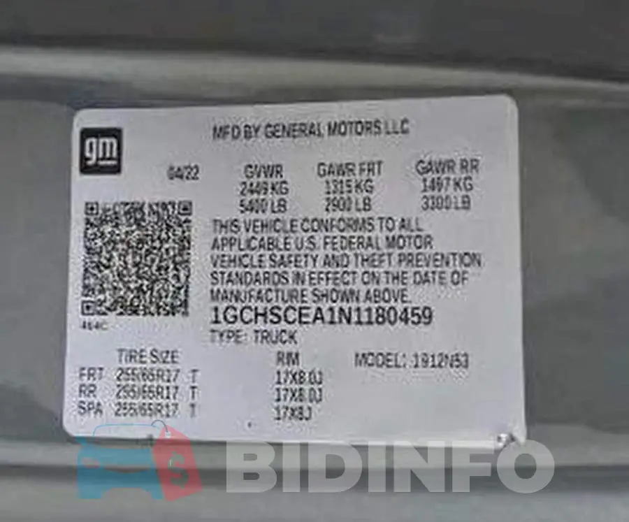1GCHSCEA1N1180459 Photo# 10