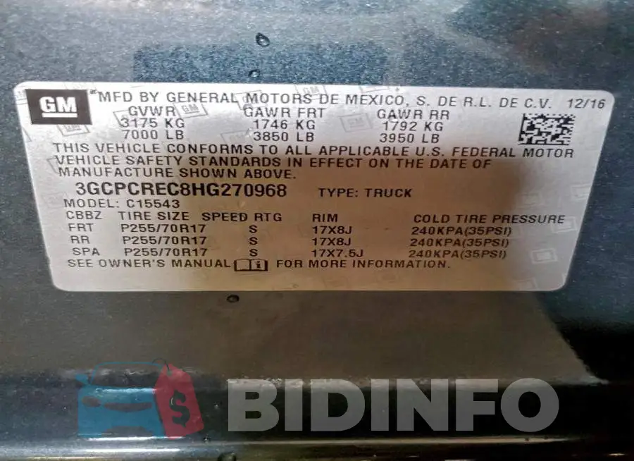 3GCPCREC8HG270968 Photo# 12