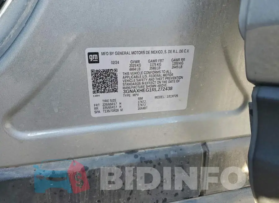 3GNAXHEG1RL272438 Photo# 12