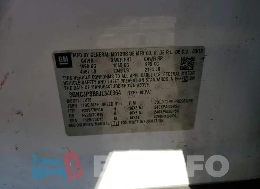 3GNCJPSB8JL340364 Photo# 13