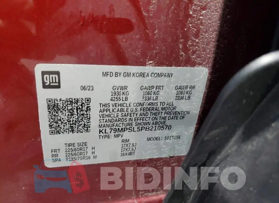 KL79MPSL5PB210570 Photo# 14