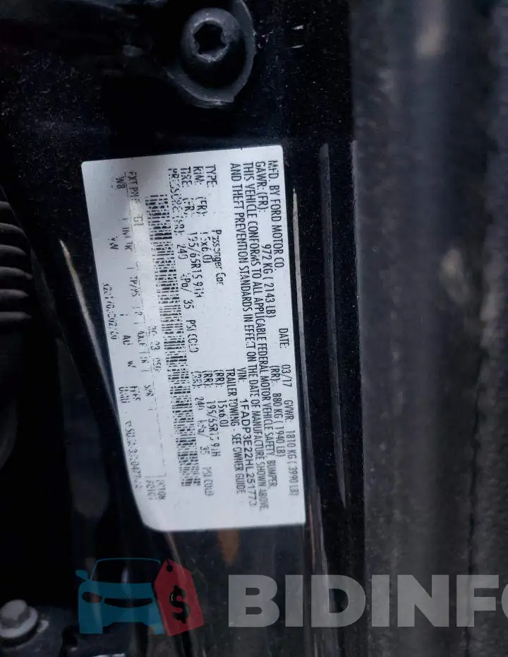 1FADP3E22HL251773 Photo# 12
