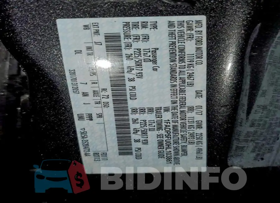 1FADP5FU0HL103861 Photo# 13
