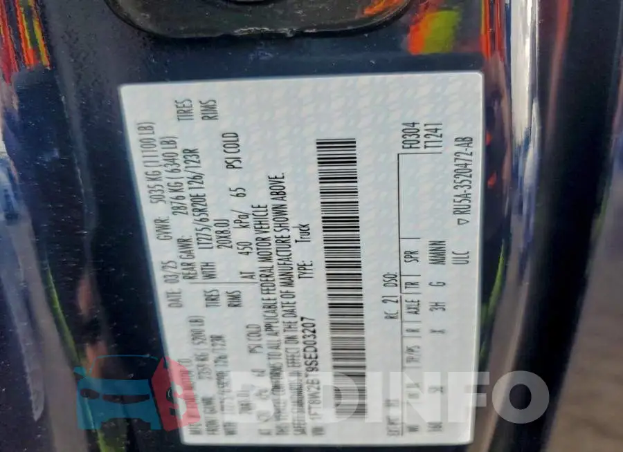1FT8W2BT9SED03207 Photo# 12