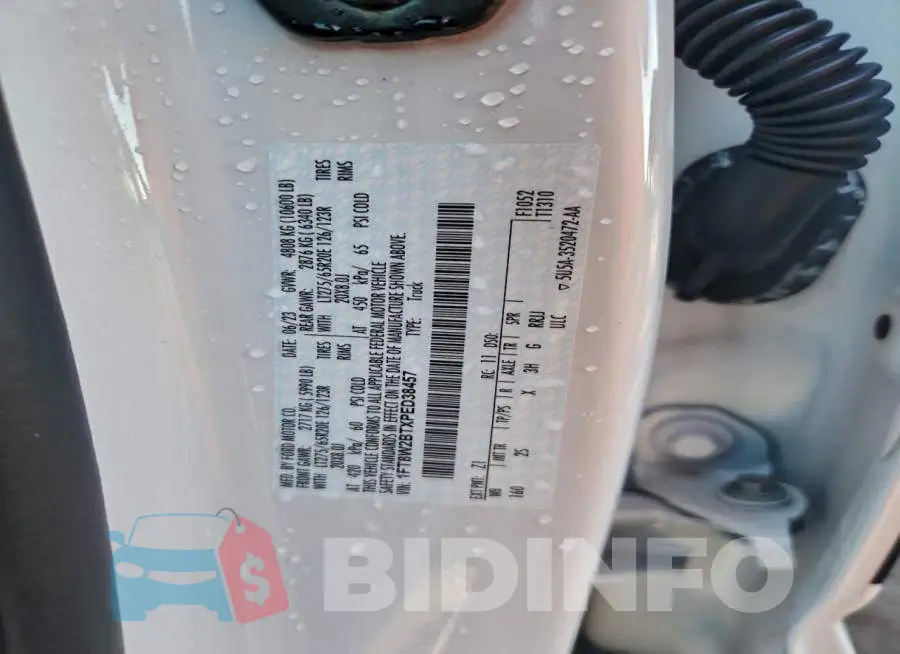 1FT8W2BTXPED38457 Photo# 12