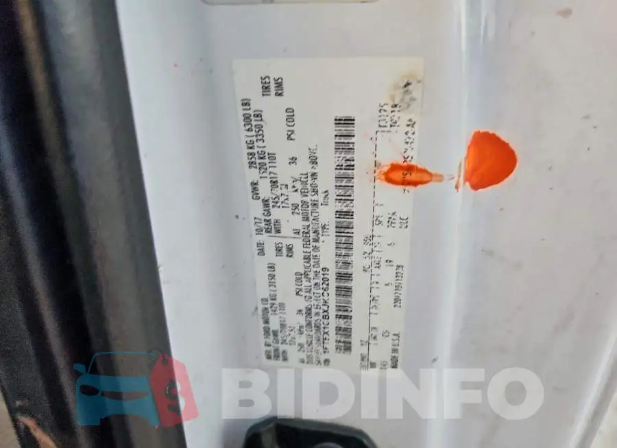1FTEX1CBXJKC62019 Photo# 12