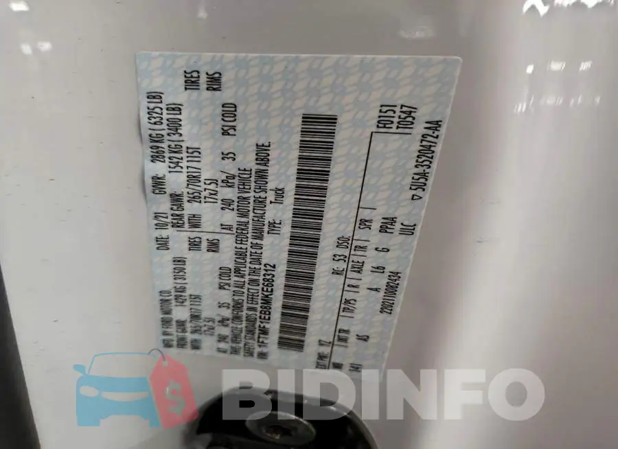 1FTMF1EB8MKE68312 Photo# 12