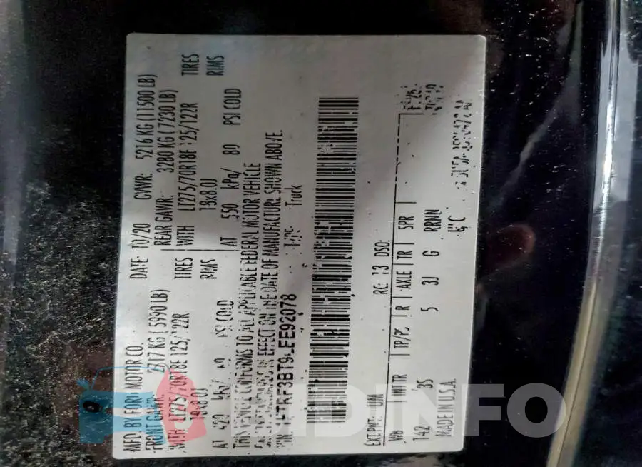 1FTRF3BT9LEE92078 Photo# 12