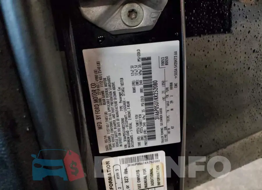 3FA6P0SU1KR252080 Photo# 12