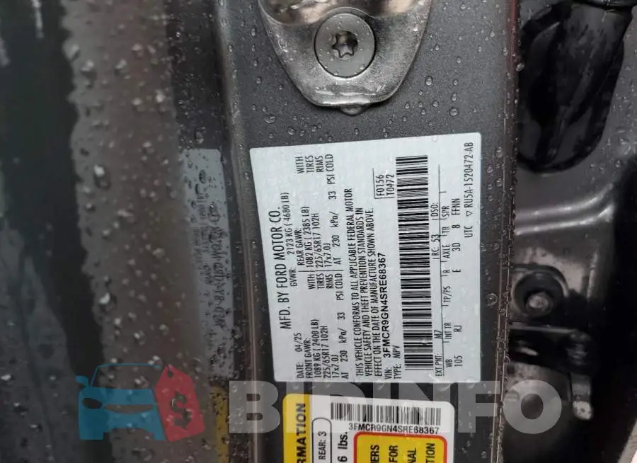 3FMCR9GN4SRE68367 Photo# 14