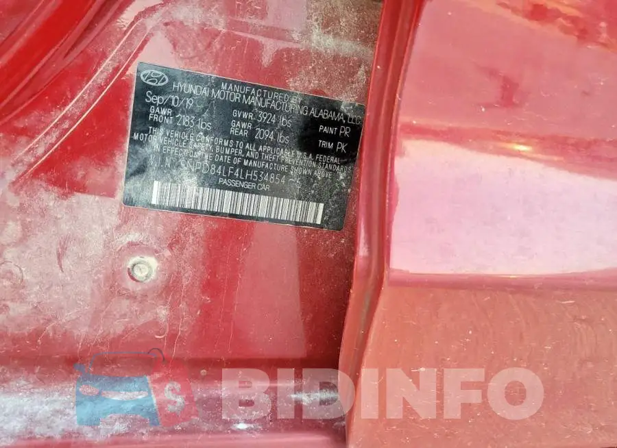 5NPD84LF4LH534854 Photo# 13
