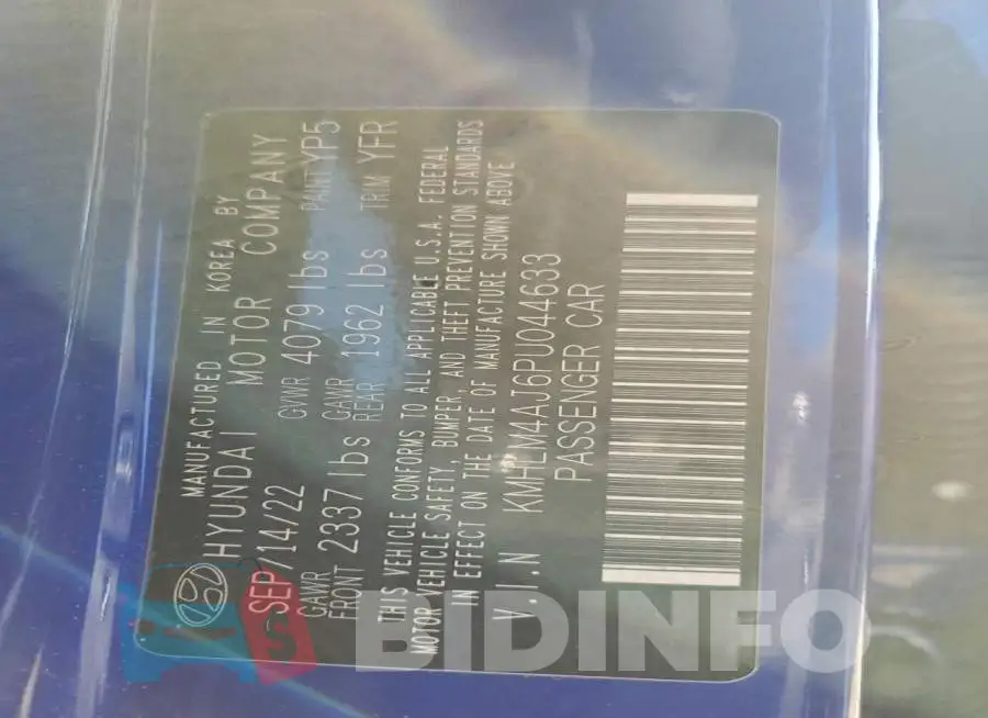 KMHLM4AJ6PU044633 Photo# 12