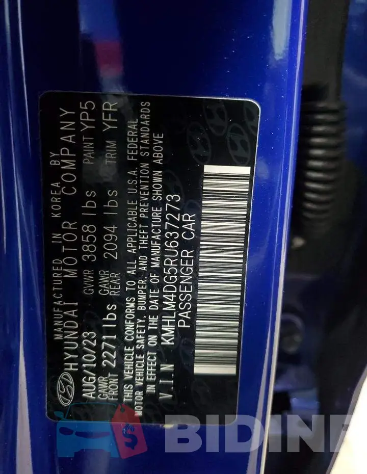 KMHLM4DG5RU637273 Photo# 13