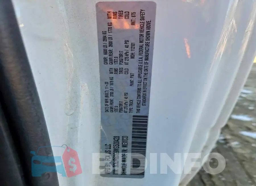 3C6JR6DG9MG500428 Photo# 12