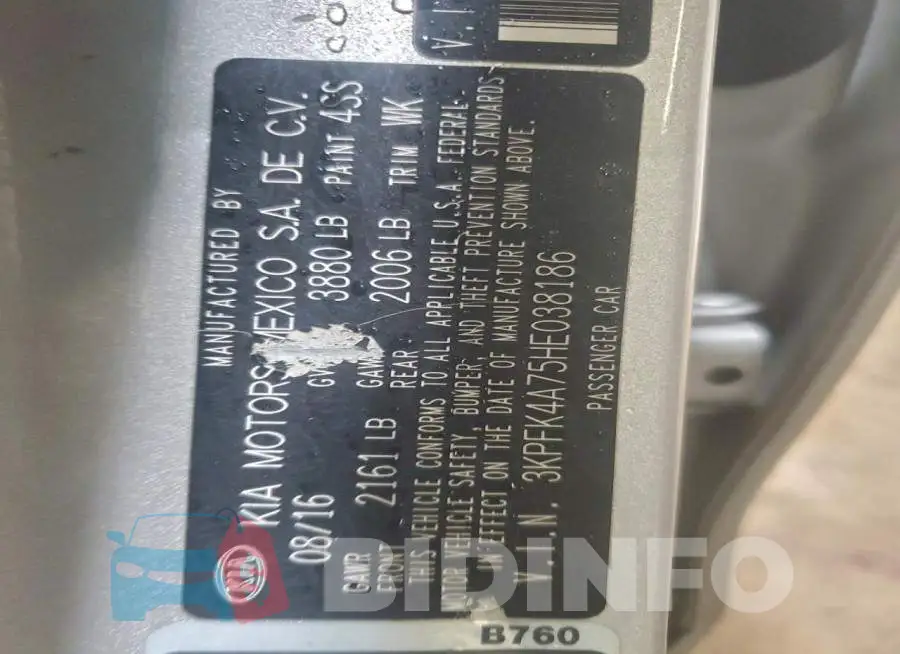 3KPFK4A75HE038186 Photo# 12