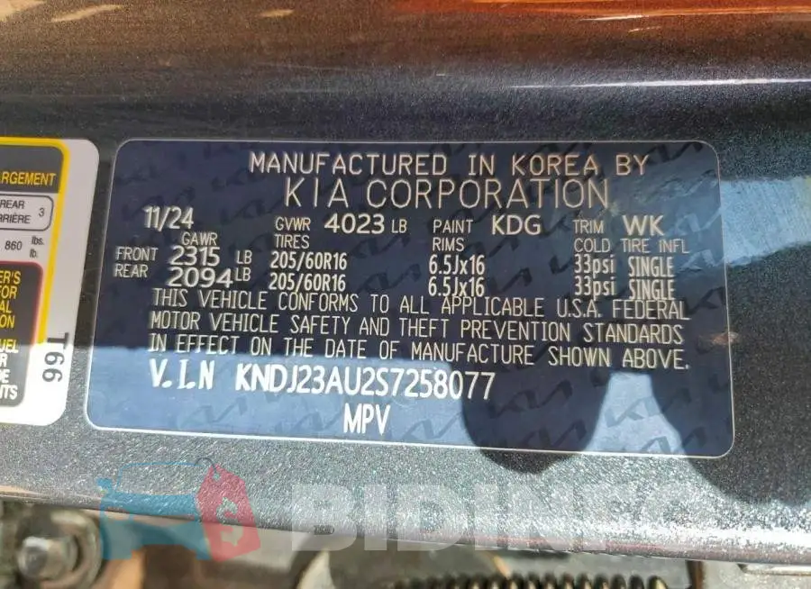 KNDJ23AU2S7258077 Photo# 12