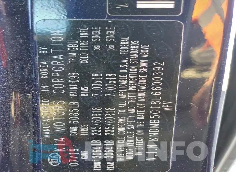 KNDMB5C18L6600392 Photo# 13