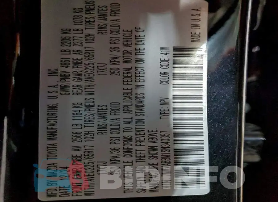 7MMVABBM1SN340357 Photo# 14