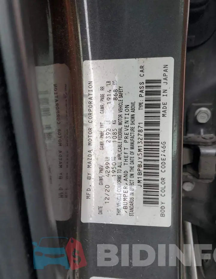 JM1BPBJY5M1327871 Photo# 14