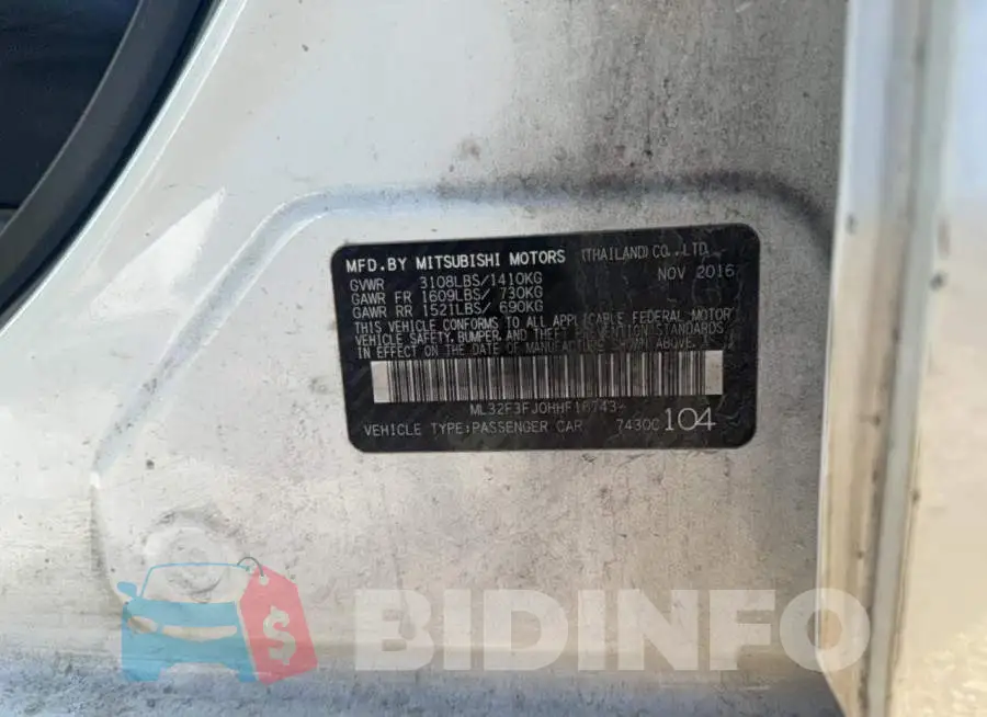 ML32F3FJ0HHF16743 Photo# 10