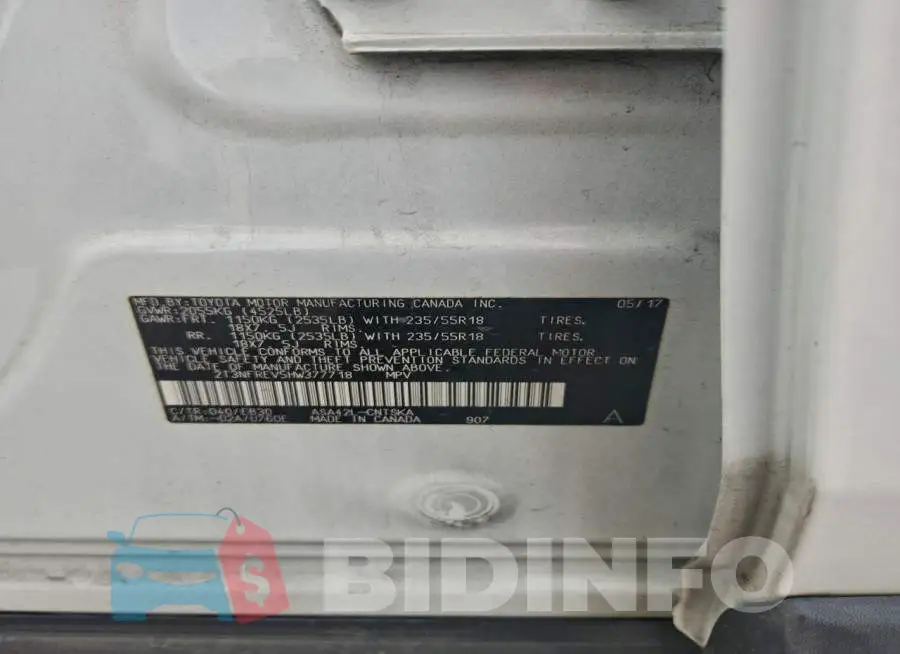 2T3NFREV5HW377718 Photo# 13