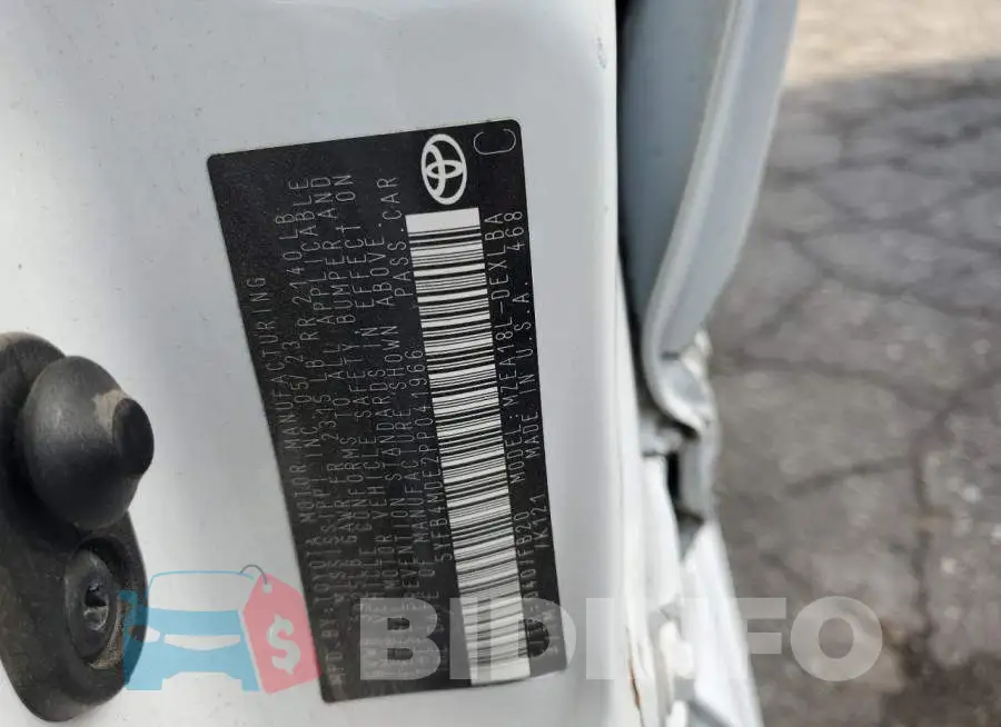 5YFB4MDE2PP041966 Photo# 12