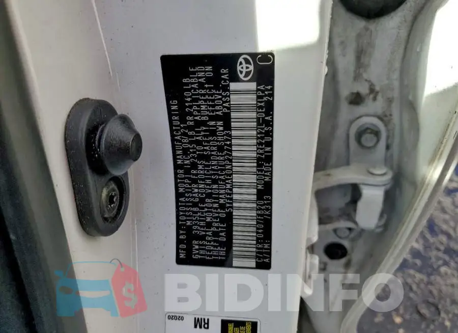 5YFEPMAE0NP277473 Photo# 12
