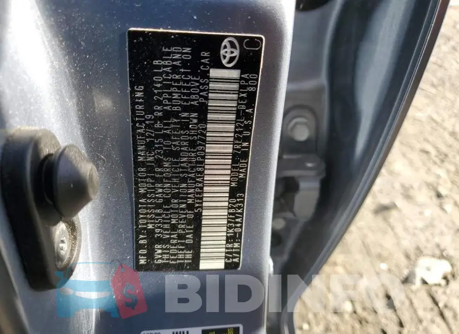 5YFEPRAE8LP097720 Photo# 12