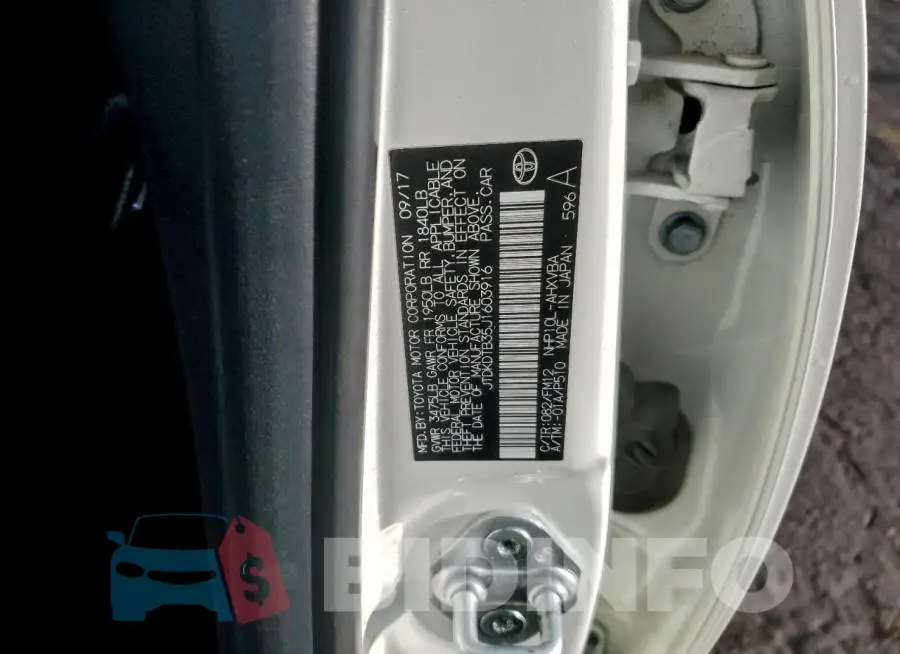 JTDKDTB35J1603916 Photo# 12