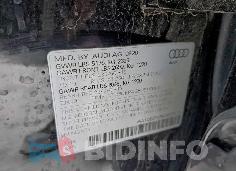 WA1DECF37M1027471 Photo# 12