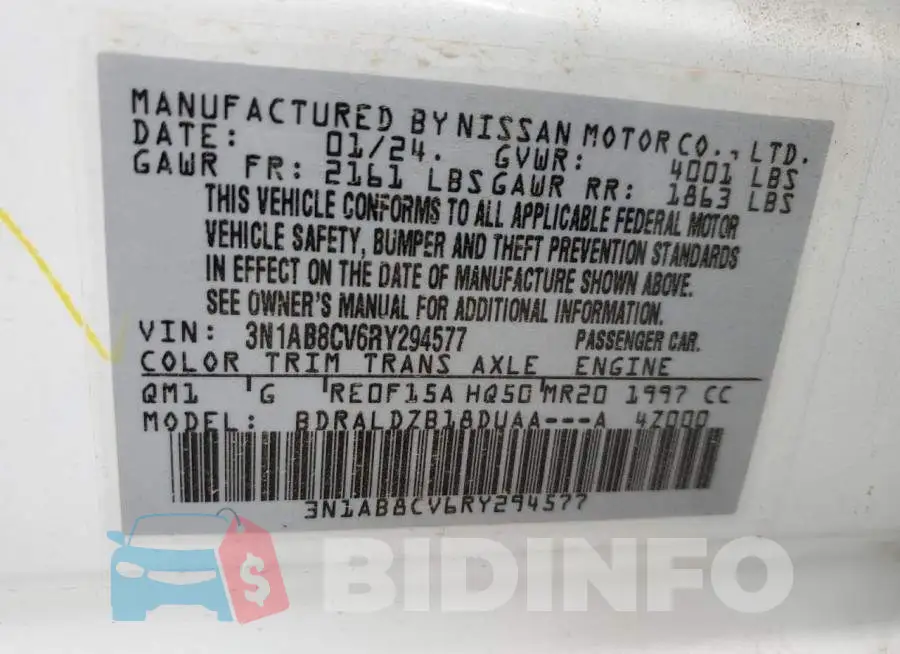 3N1AB8CV6RY294577 Photo# 12