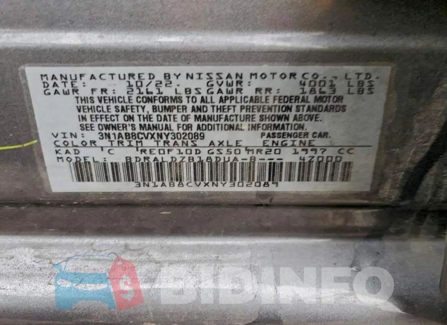 3N1AB8CVXNY302089 Photo# 12