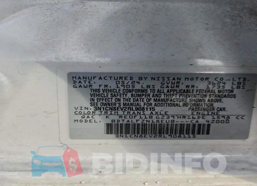 3N1CN8EV2RL908115 Photo# 13