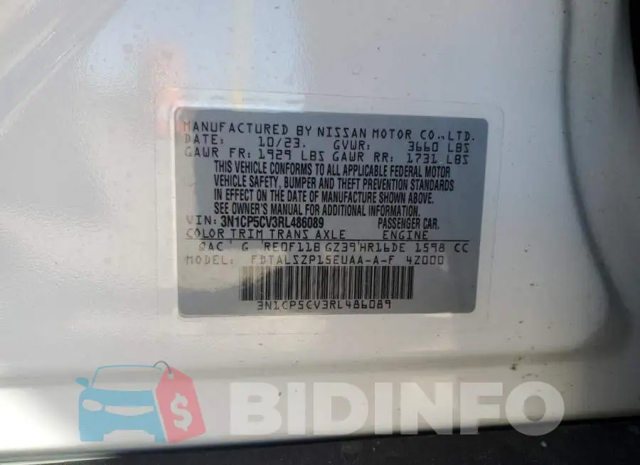 3N1CP5CV3RL486089 Photo# 13