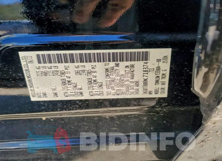 5N1BT3BB0NC718374 Photo# 13